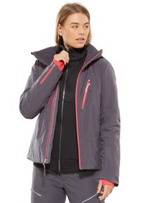 The North Face, Dames Outdoorjas 'Apex Flex', zilvergrijs / cranberry