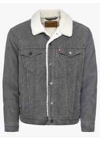 Levi's LEVI'S, Heren Tussenjas 'TYPE 3 SHERPA TRUCKER', rookgrijs / wolwit