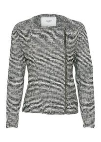 Only, Dames Gebreid vest 'onlCOCO', antraciet / wit