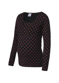 MAMALICIOUS, Dames Blouse, rood / zwart