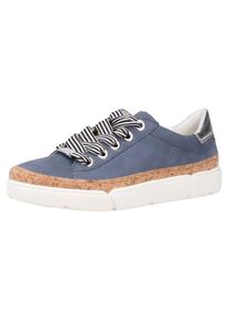 Ara, Dames Sneakers laag, duifblauw / lichtbruin