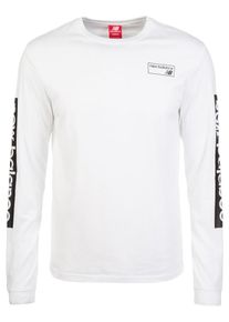 New Balance, Heren Shirt 'Athletics', zwart / wit