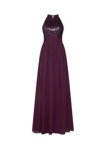 STAR NIGHT, Dames Avondjurk 'long dress (american cut) chiffon & sequins', aubergine