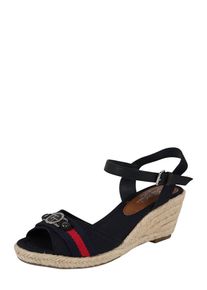 Tom Tailor, Dames Sandalen met riem, beige / navy