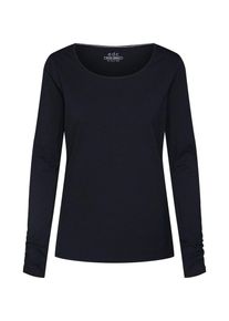 EDC by Esprit, Dames Shirt 'FLOW gathering T-Shirts', zwart