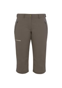 Vaude, Dames Sportbroek 'Farley Stretch Capri II', bruin