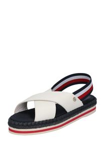 Tommy Hilfiger, Dames Sandaal 'COLORFUL', donkerblauw / wit