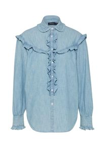 Polo Ralph Lauren, Dames Blouse 'ADALN', blauw denim