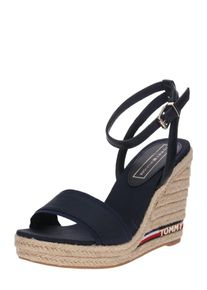 Tommy Hilfiger, Dames Sandaal 'ICONIC ELENA CORPORATE RIBBON', donkerblauw