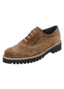 Gabor, Dames Veterschoen, bruin / lichtbruin