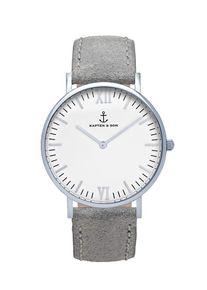 Kapten & Son Kapten & Son, Dames Analoog horloge 'Campus', grijs