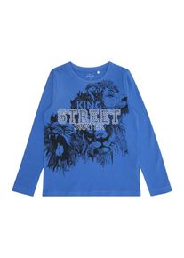 name it, Jongens Shirt 'VUX LS TOP T', blauw