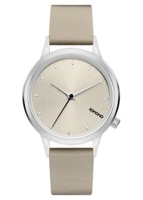 Komono, Dames Analoog horloge 'Lexi', donkerbeige / zilver