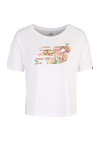 New Balance, Dames Shirt 'SWEET NECTAR NB T', gemengde kleuren / wit