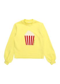 Calvin Klein Jeans, Meisjes Sweatshirt 'POPCORN TOWEL PRINT', geel / rood / wit