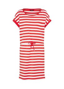Only, Dames Jurk 'AMBER', rood / wit