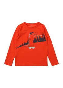 name it, Jongens Shirt 'VUX LS TOP T', rood / zwart
