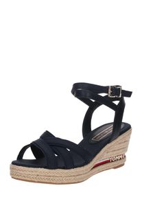 Tommy Hilfiger, Dames Sandaal 'ICONIC ELBA CORPORATE RIBBON', navy