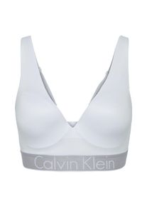 Calvin Klein Underwear, Dames BH 'PLUNGE', grijs / wit