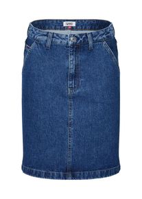 Tommy Jeans, Dames Rok 'A LINE DENIM SKIRT GHMB', blauw denim