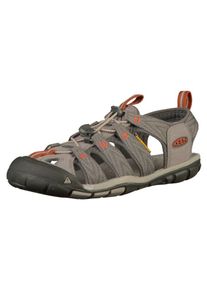 Keen, Heren Sandalen 'Clearwater CNX', grijs / taupe / sinaasappel