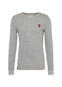 Naketano, Heren Shirt 'Hosenpuper Langen', grijs gemêleerd