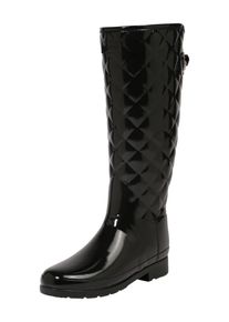 Hunter, Dames Regenlaarzen 'REFINED GLOSS', zwart