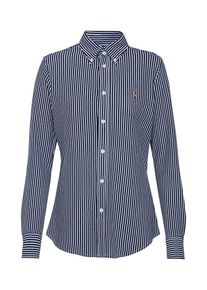 Polo Ralph Lauren, Dames Blouse, navy / wit