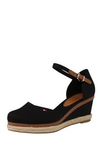 Tommy Hilfiger, Dames Sandalen met riem 'ICONIC ELBA', zwart