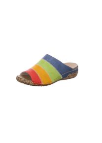 Rieker, Dames Muiltjes, royal blue/koningsblauw / lichtgroen / sinaasappel / rood