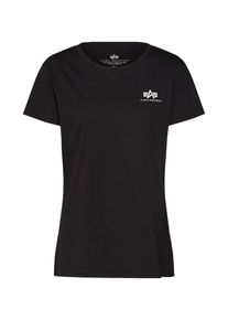 Alpha Industries, Dames Shirt 'Basic T Small Logo Wmn', zwart