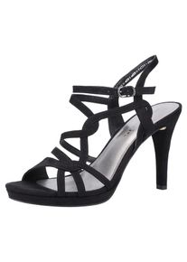 Tamaris, Dames Sandalen met riem, zwart