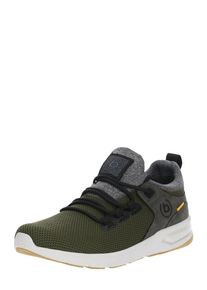 Bugatti, Heren Sneakers laag 'Numbis', grijs / olijfgroen