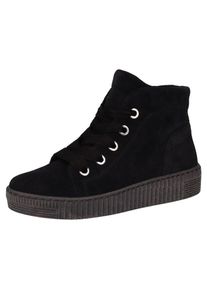 Gabor, Dames Sneakers hoog, zwart