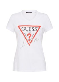 Guess, Dames Shirt 'SS CN TEE', wit