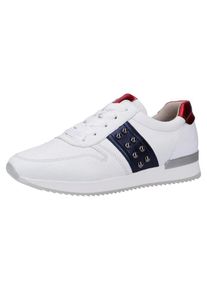 Gabor, Dames Sneakers laag, blauw / rood / wit