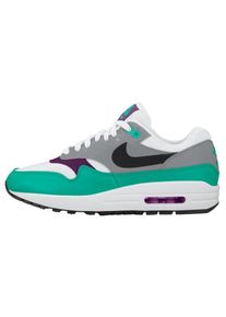 Nike Sportswear, Dames Sneakers laag 'Air Max 1', turquoise / wit
