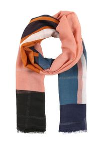 Pieces, Dames Sjaal 'PCTASSELO', donkeroranje / rosé / zwart