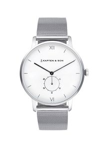 Kapten & Son Kapten & Son, Dames Analoog horloge 'Heritage Silver', zilver