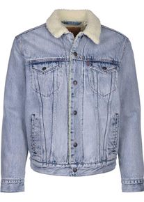 Levi's LEVI'S, Heren Tussenjas 'Type 3 Sherpa Trucker', smoky blue / wolwit