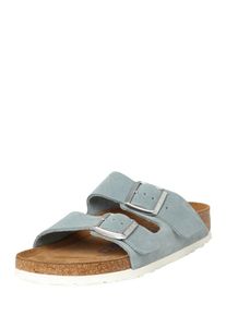 Birkenstock, Dames Muiltjes 'Arizona Suede', lichtblauw
