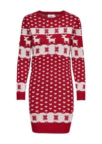 Only, Dames Jurk, rood / wit