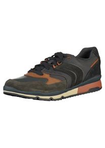 Geox, Heren Sneakers laag, navy / lichtbruin / olijfgroen