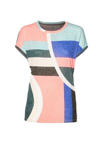 O`Neill O'NEILL, Dames Oversized shirt 'LW ABSTRACT AOP T-SHIRT', blauw / rosa