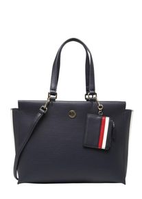 Tommy Hilfiger, Dames Handtas 'Effortless Saffiano', nachtblauw