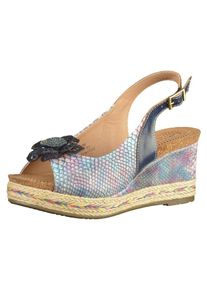 Laura Vita, Dames Sandalen met riem, blauw
