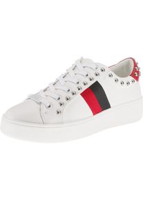 Steve Madden, Dames Sneakers laag 'BELLE', rood / zwart / wit