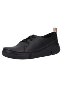 Clarks, Dames Sportieve veterschoen, zwart