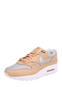 Nike Sportswear, Dames Sneakers laag 'AIR MAX 1 SE PRM', lichtbeige / zilver