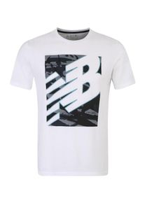 New Balance, Heren Functioneel shirt 'MT91082', zwart / wit